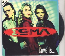 Egma - Love Is... - CDS - 1994 - Eurodance 2TR Cardsleeve Airplay Records