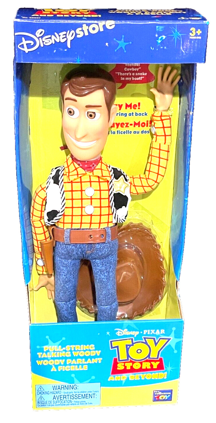 Toy Story Pull String Talking Woody Thinkway Toys 1995/1996 Vintage SEALED