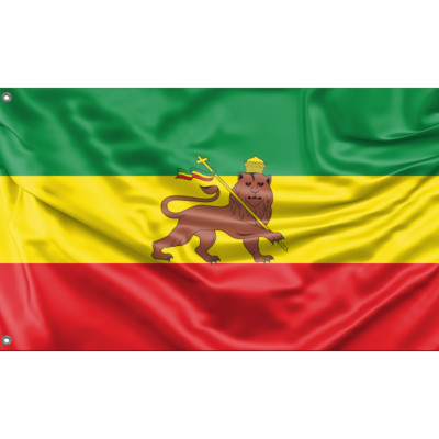 Flag of Ethiopia (1991-1996) I Fahne Unikales Design 90x150 Herg. in EU