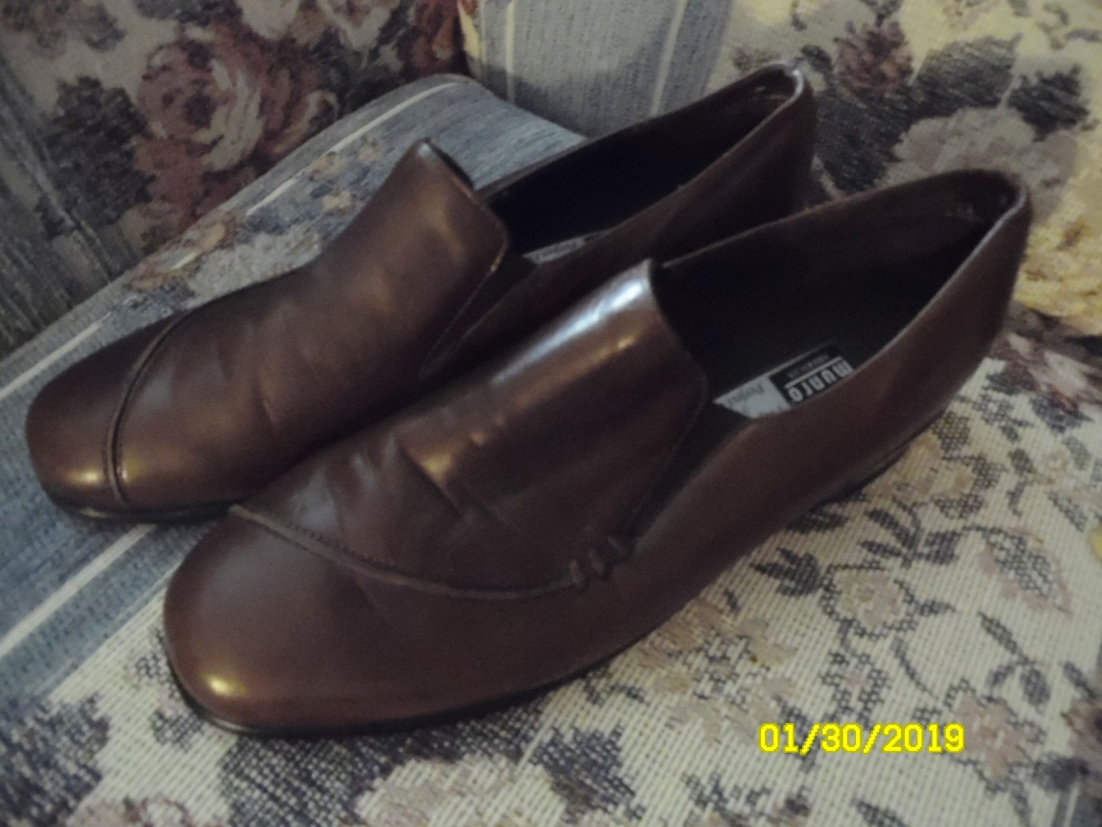 Munro Women's Brown Brown Brown Leather Slip On Oxfords Size 5.5(M) Made In USA 89f614 Munro Women's Brown Brown Brown Leather Slip On Oxfords Size 5.5(M) Made In USA 89f614