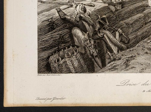 1841ca - Battle Of Trocadero - engraving antique - Dispatch D'Espagne - Bild 4 von 5