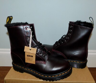 Martens Damen 1460 Serena Stiefel Smooth Atlas Oxblood Leder