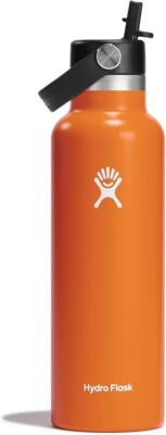 HYDRO FLASK Trinkflasche Vakuumisoliert Wiederverwendbar mit Flex Strohhalmverschluss - VERBEULT
