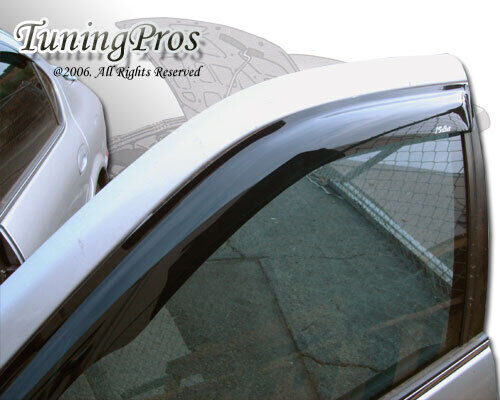 For Pontiac Vibe 2009-2010 Smoke Out-Channel Window Rain Guards Visor 4pcs Set - Picture 1 of 4