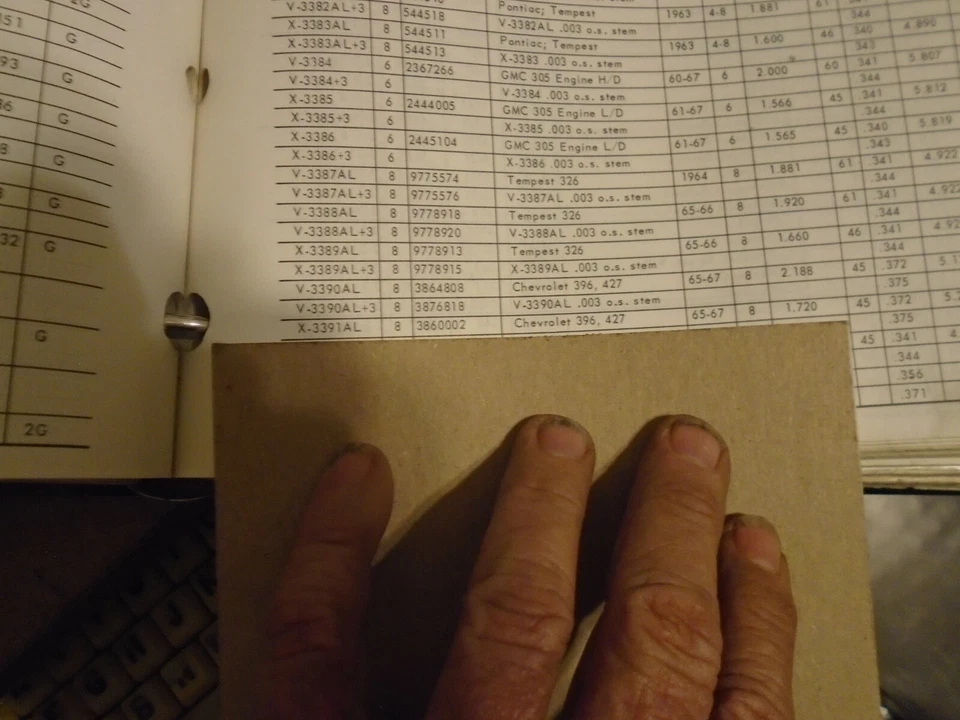 Válvulas de escape motor trw s2561 2 cada chevy 1965-1969 396 427 Foto 3 de 3