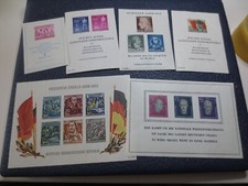 DDR Blockposten 1954-1958 postfrisch komplett mit den Bl&ouml;cken 10 bis 15