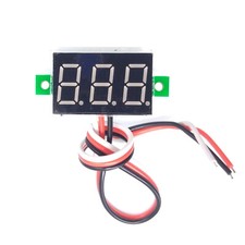 US Stock Ultra small Blue LED Volt Voltage Meter Voltmeter DC 0-99.9V 100V