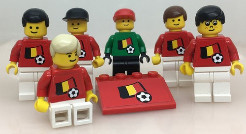 LEGO ® - Minifiguren Fußballer Belgien aus Set 3407 Red Bus - soc030 soc040 ff - Picture 4 of 20