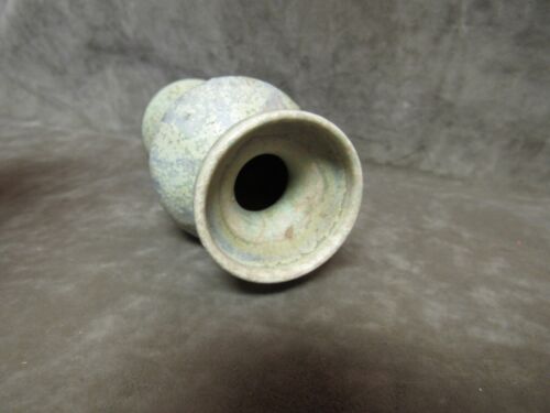 Vaso smaltato cristallino vintage Pigeon Forge Art Pottery Tennessee Allean Huskey - Foto 3 di 6