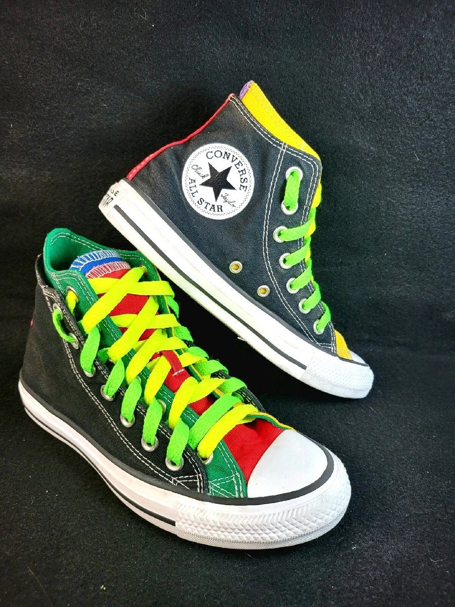 Converse Chuck Taylor All Star Double Upper High Top Multi Color Double Lace 7W