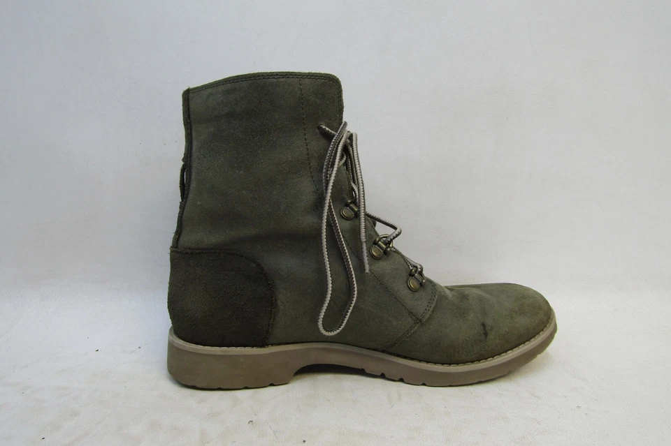 Botas informales The North Face para mujer talla 9 M verde oliva gamuza con cordones al tobillo Foto 4 de 4