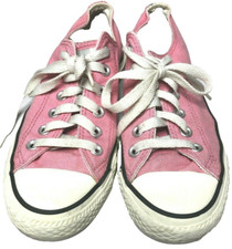 Pink Convers Size 7 515674F All Star Chuck Taylor Low Ox Sneakers shoes Peace