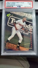 1993 Classic Best Gold Minor League - #115 Derek Jeter (RC) PSA 7
