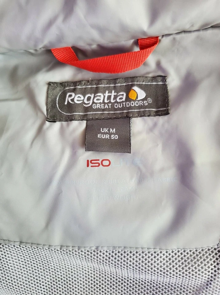 Regatta Mens Gray ISOLITE Waterproof Breathable Packaway Jacket RMW129  UK M - Image 2 of 4