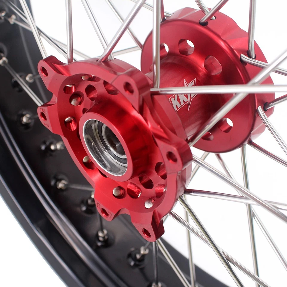 KKE 17 英寸 Cush Drive Supermoto 车轮轮胎 适用于本田 XR400R 96-04 XR600R 91-2000 — 第 4/4 张图片