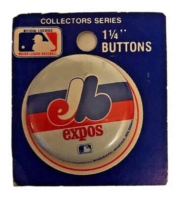 Vintage Montreal Expos MLB Collectors Series 1 1/4'' Button WinCraft USA
