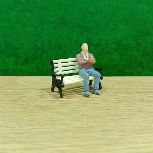 Ekstra Model 10 Pcs of O Scale 1:50 Park Chair Bench Settle - Colors Available - Picture 2 of 16