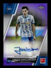 2021-22 Topps Chrome Bundesliga Jurgen Ekkelenkamp Auto Purple Refractor /199