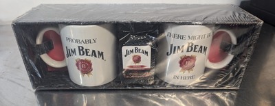 JIM BEAM COFFEE AND TWO MUGS cups There Might Be Jim Beam In Here
