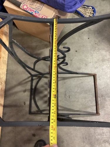Vintage Wrought Iron Double Bench Mid-Century Modern - Picture 13 of 17