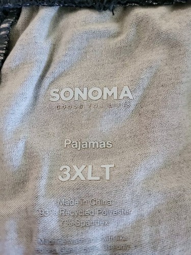 Sonoma Goods For Life Men's 3XL Tall Seriously Soft Pajama Pants NWT - Picture 4 of 8