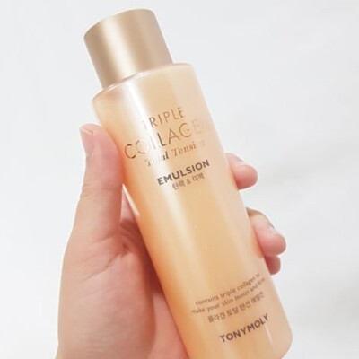 TONYMOLY Triple Collagen Total Tension Emulsion 200ml Moisturizing Lotion KOREA