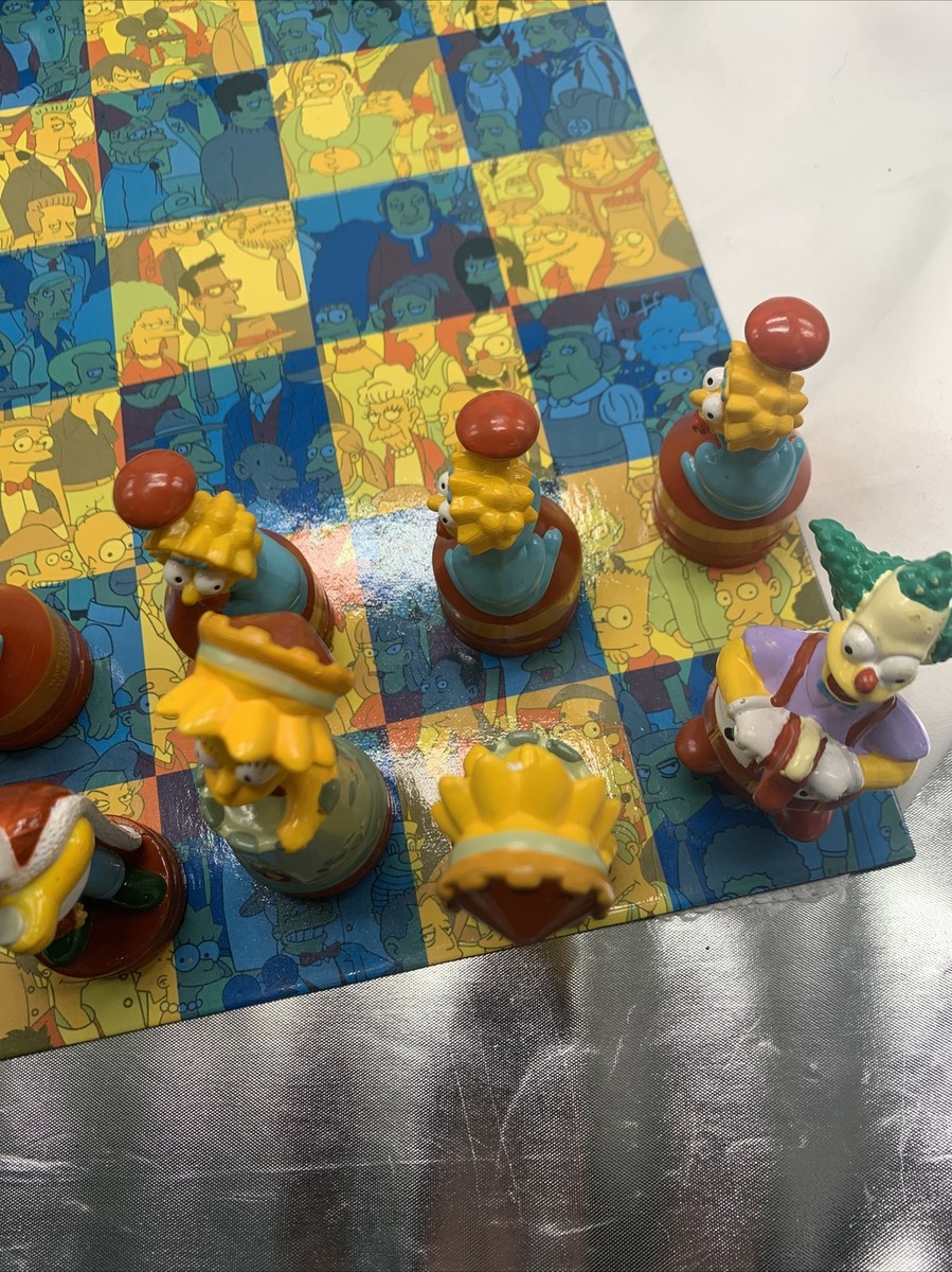 2001 The Simpsons 3D Chess Set Lot of 30 (incomplete) | eBay
