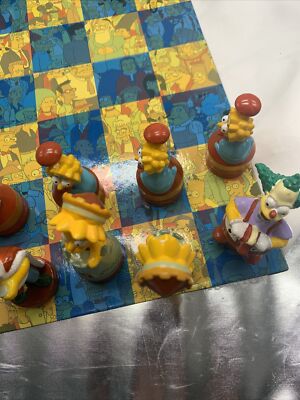 2001 The Simpsons 3D Chess Set Lot of 30 (incomplete) | eBay