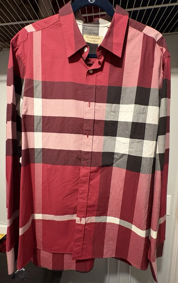Burberry Long Sleeve Red Shirts for Men for sale | eBay