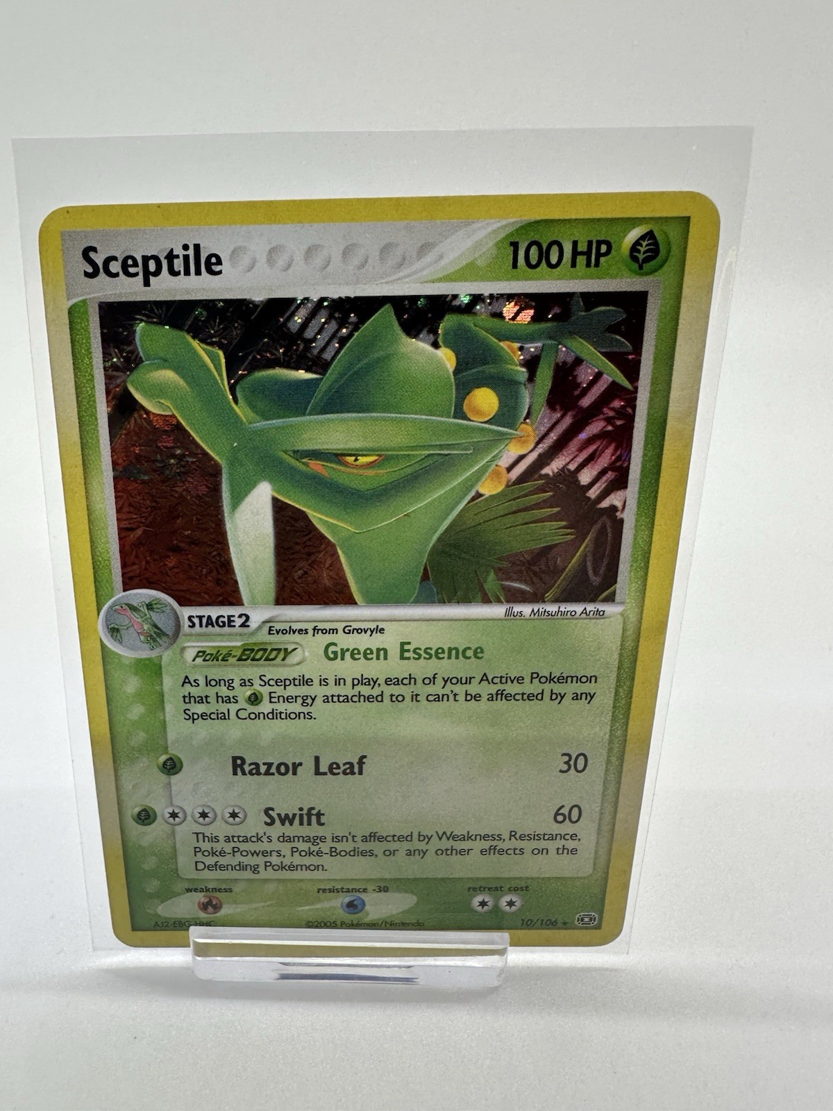 Pokémon TCG Sceptile EX Emerald Holo Card 10/106 Rare
