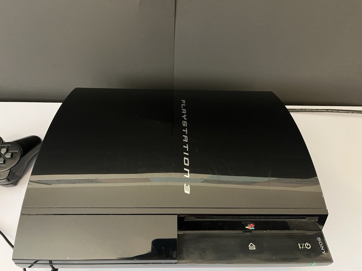 Sony PlayStation 3 Launch Edition 20GB Black Console for sale