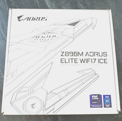 AORUS Z890M AORUS ELITE WIFI7 ICE MicroATX Mainboard für Intel NEU & OVP