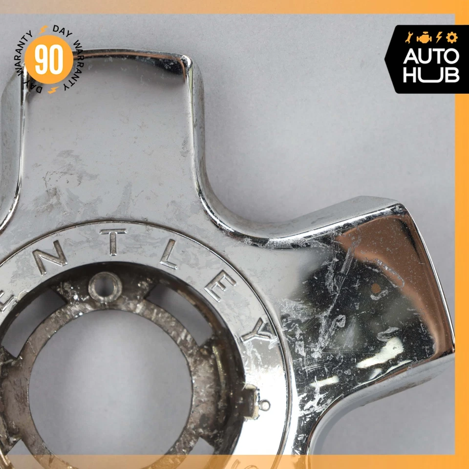 03-13 Bentley Continental GT GTC Cubierta de tapacubos central de rueda 3W0601161J OEM Foto 3 de 4