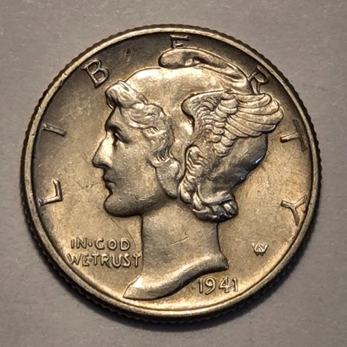 #1 1941 P "business uncirculated++" Nicer Low Mintage Mercury Dime