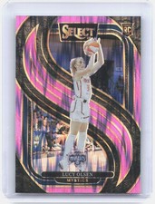 2025 Panini Select WNBA #147 Lucy Olsen Pink Flash Prizms Washington Mystics