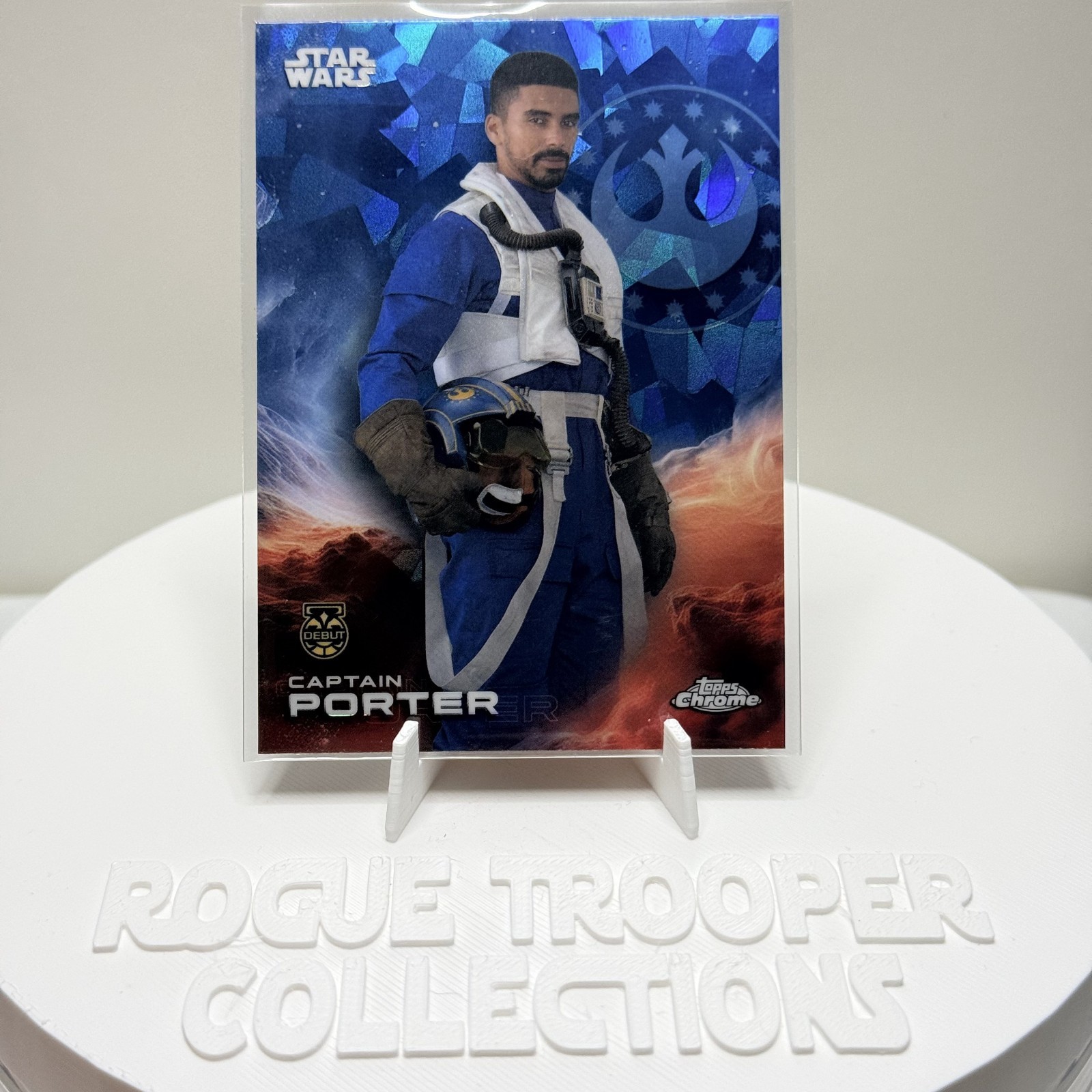 CAPTAIN PORTER #20 - 2025 Topps Chrome Star Wars Sapphire