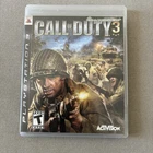 Call of Duty 3 (Sony PlayStation 3 PS3, 2006) CIB Complete In Box Tested