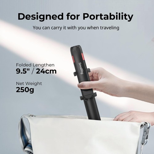 Phone Tripod Stand w Remote, 51" Portable Selfie Stick, for iPhone, Android, ... - Bild 5 von 9