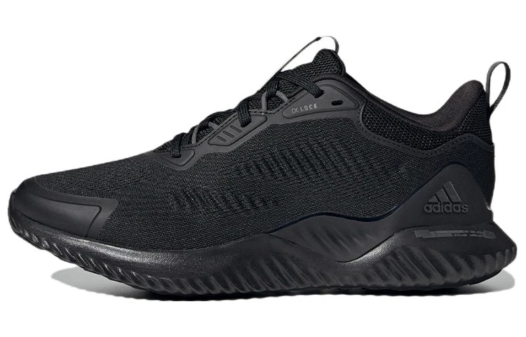 Adidas AlphaBounce Core Black Speckle Suede Athletic Sneakers Men\'s Sz 12 adidas Alphabounce Core Black for Sale | Authenticity  main image 2