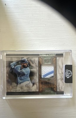 2025 Topps museum- Meaningful Material Relics Junior Caminero #MMR-JCA 4/5 (MEM)