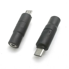 10pcs 3.5mm x 1.35mm Female To Micro USB Male DC Power Converter Charger Adapter