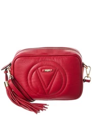 Valentino By Mario Valentino Mia Signature Leather Crossbody Women's Red