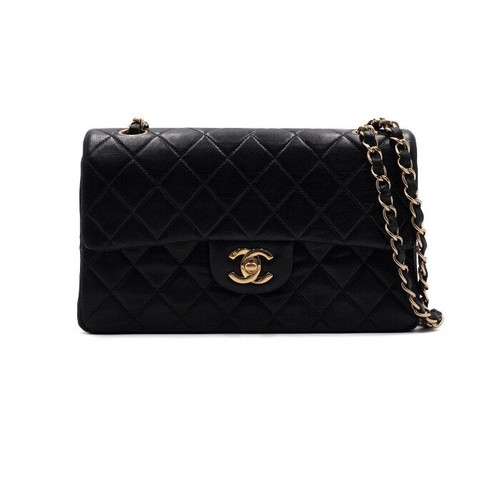 CHANEL Black Lamb Classic Small Flap CC Shoulder Bag A01113 157312237