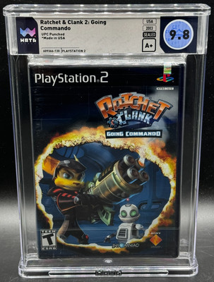 Ratchet & Clank 2: Going Commando UPC Punched Sony PlayStation 2 PS2 WATA 9.8 A+