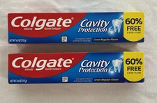 2-Pack Colgate Cavity Protection Fluoride Toothpaste 4oz Great Regular Flavor