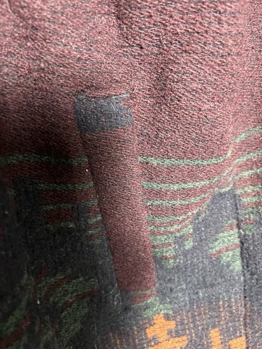 VTG Woolrich Aztec Pattern Wool Long Jacket Women’s Large - Picture 9 of 22