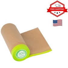 Pre-Taped Masking Paper for Painting - 12 inch x 50 feet Tape and Drape Paint...