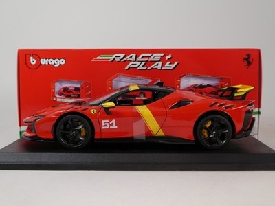 Burago Ferrari SF90 Xx Straße #51 Tribute Le Mans 2023 1/18 18-16020 #51