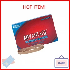 Alliance 27075 Rubber Bands Size 107 1 lb. 7-Inch x5/8-Inch Approx. 40/BX