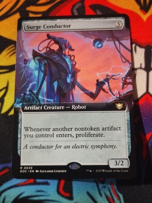 EXTENDED Surge Conductor - EOC EOE Commander - NM - Magic: The Gathering - MTG